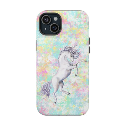 Pastel Pegasus MagSafe® Compatible Tough Case for iPhone