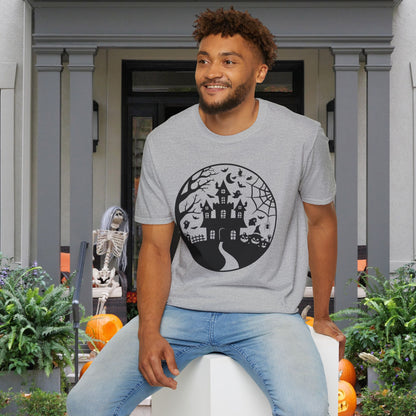 Haunted House on the Hill Adult T-shirt