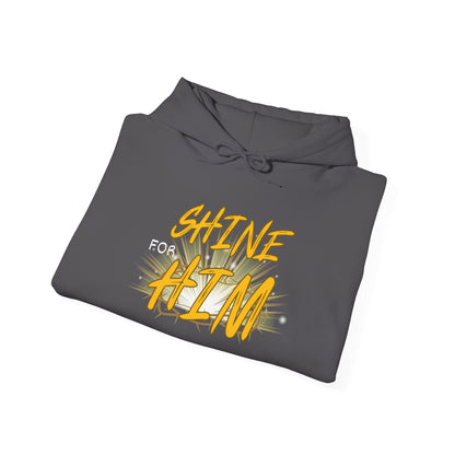 Shine For Him Heavy Blend™ Hooded Sweatshirt