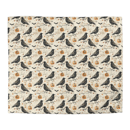 Crow & Gourd Microfiber Duvet Cover
