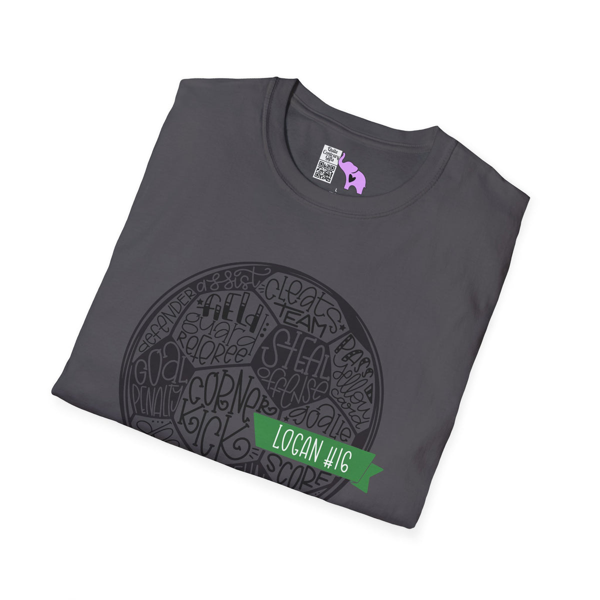Personalized Soccer Cheer Team Adult T-shirt