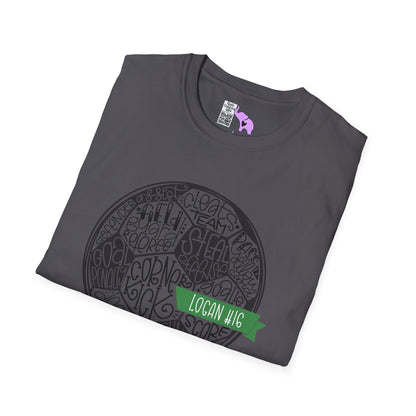 Personalized Soccer Cheer Team Adult T-shirt