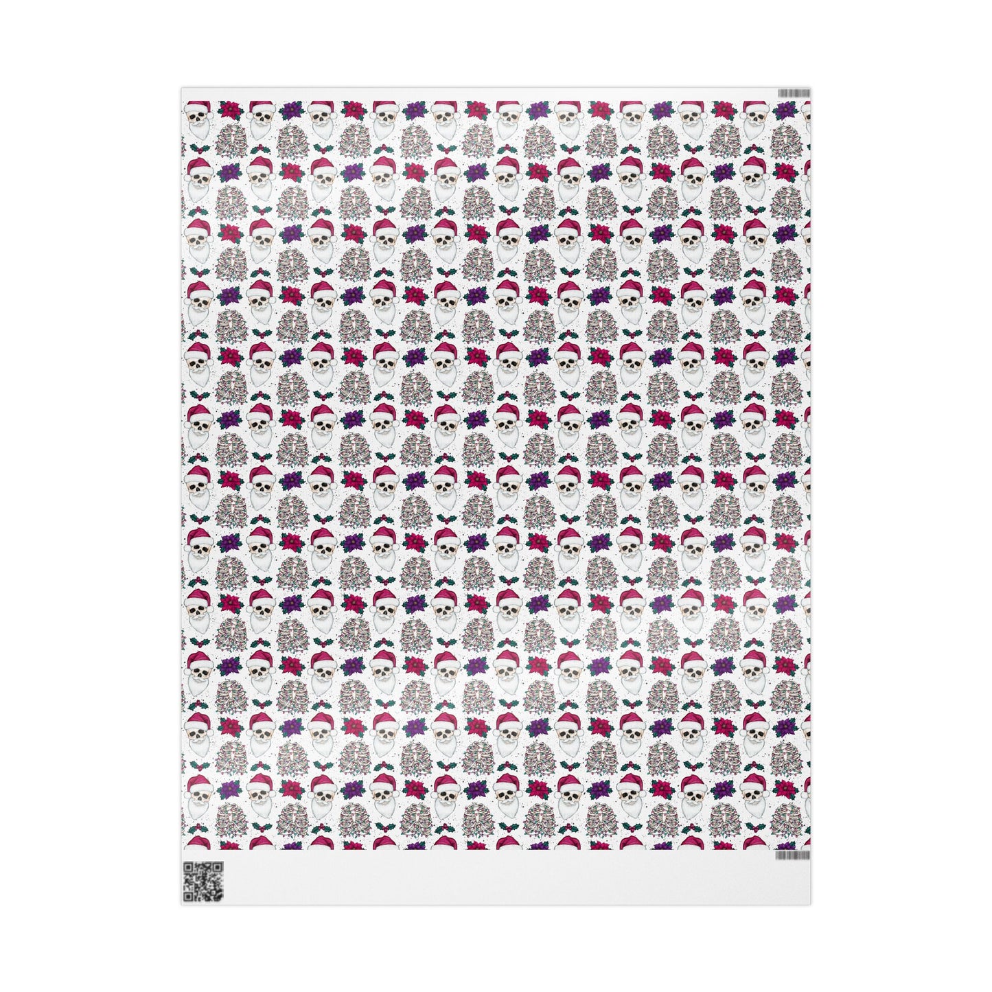 Santa Skull Wrapping Paper