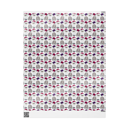 Santa Skull Wrapping Paper