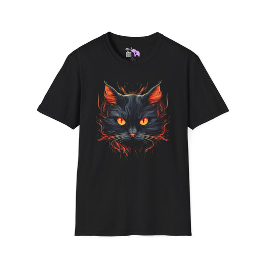 Creepy Black Cats 10 Adult T-shirt