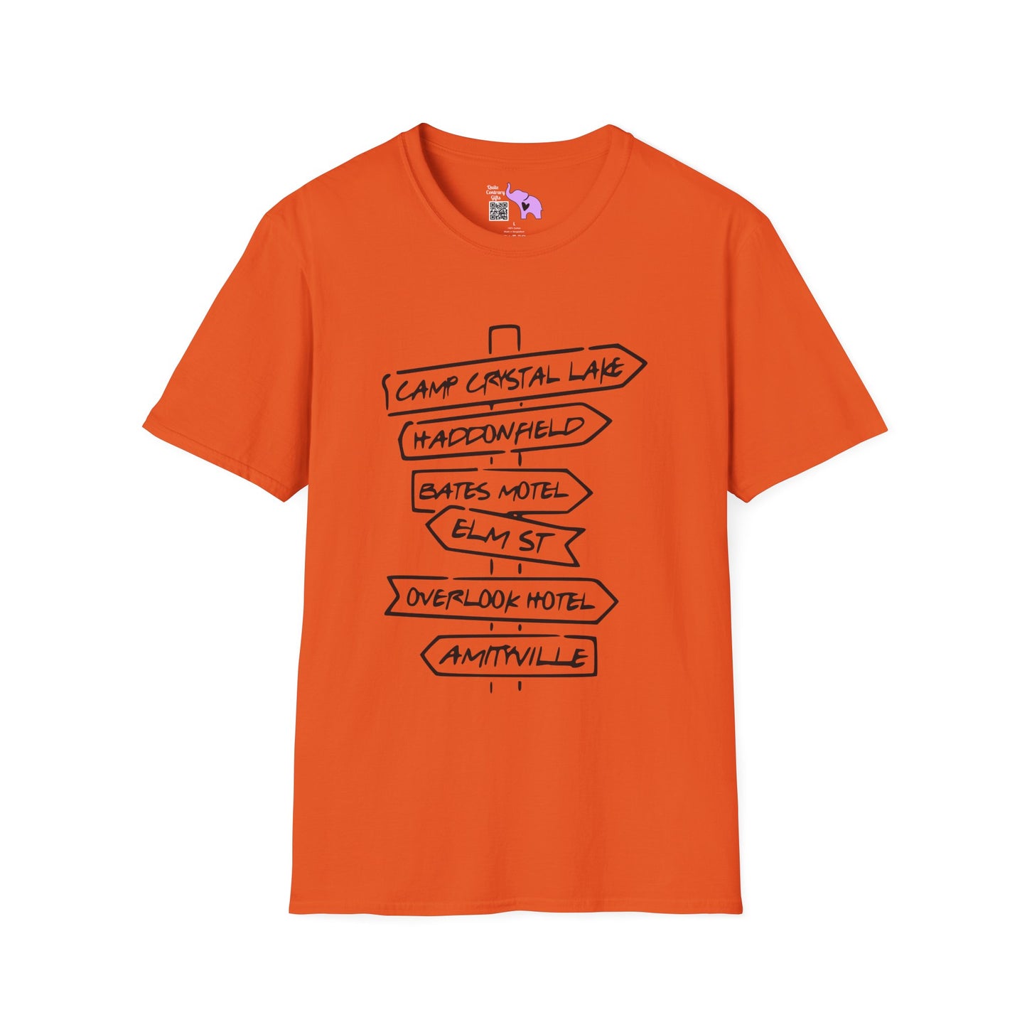 Horror Film Sign Adult T-shirt