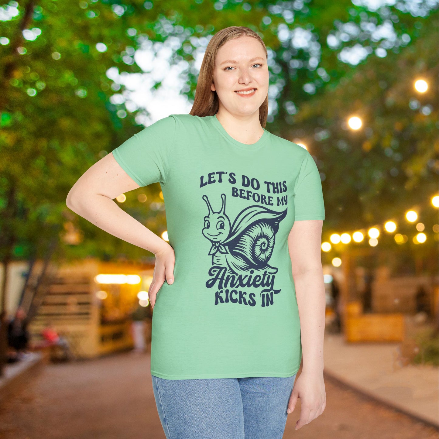 Let's Do This Before My Anxiety Kicks In Adult T-shirt