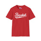 Baseball Dad (Grunge) Adult T-shirt