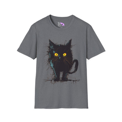 Black Kitten Adult T-shirt
