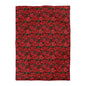 Copy of Winter Poinsettia Garden Microfiber Duvet Cover