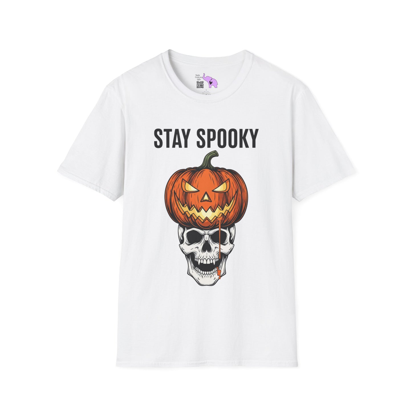 Stay Spooky (Pumpkin/Skull) Adult T-shirt