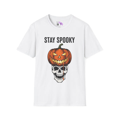 Stay Spooky (Pumpkin/Skull) Adult T-shirt