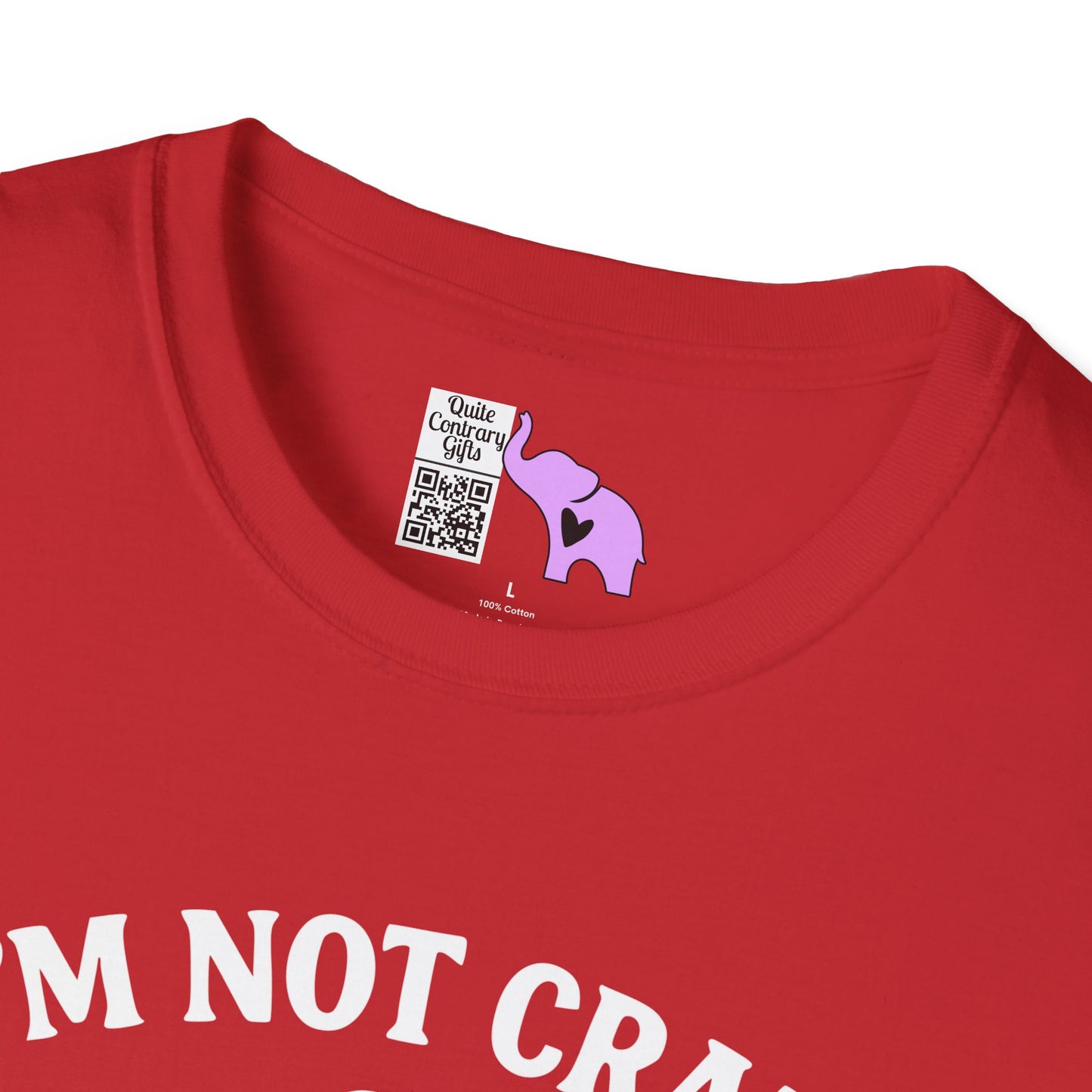 I'm Not Crazy I'm Spicy Adult T-shirt