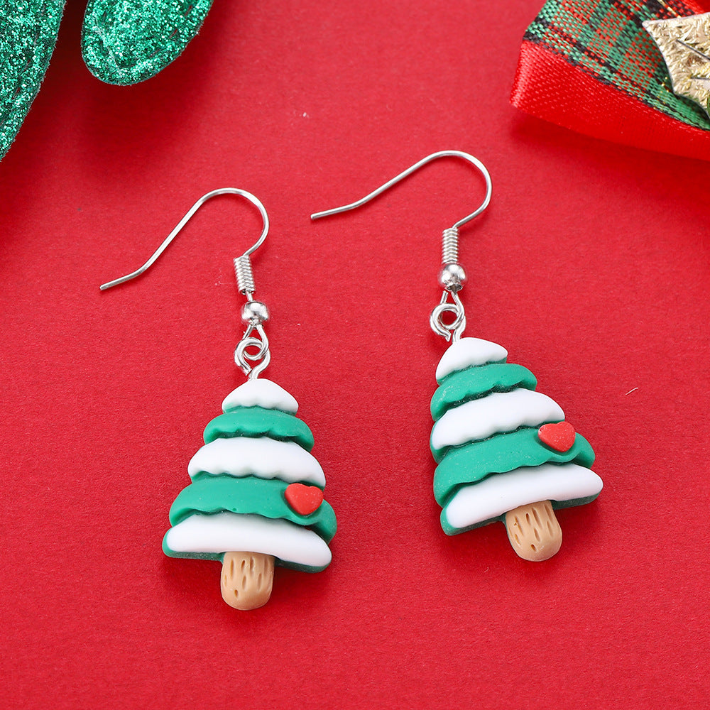 Cartoon Christmas Character Earrings