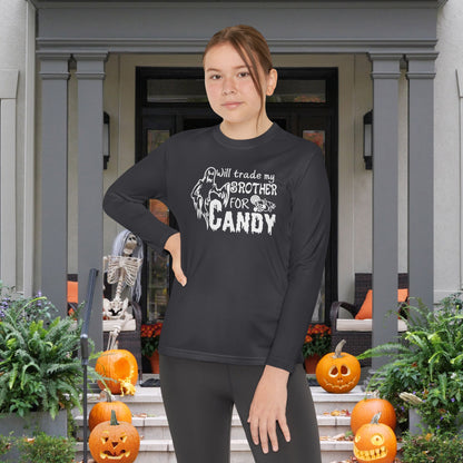 Will Trade My Brother For Candy Youth Long Sleeve Tee