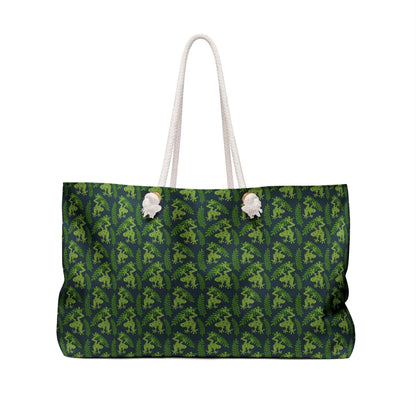 Emerald Canopy Frogs Weekender Bag