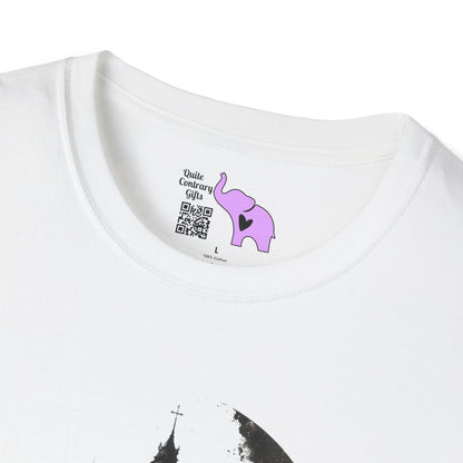 Halloween Haunted House Adult T-shirt