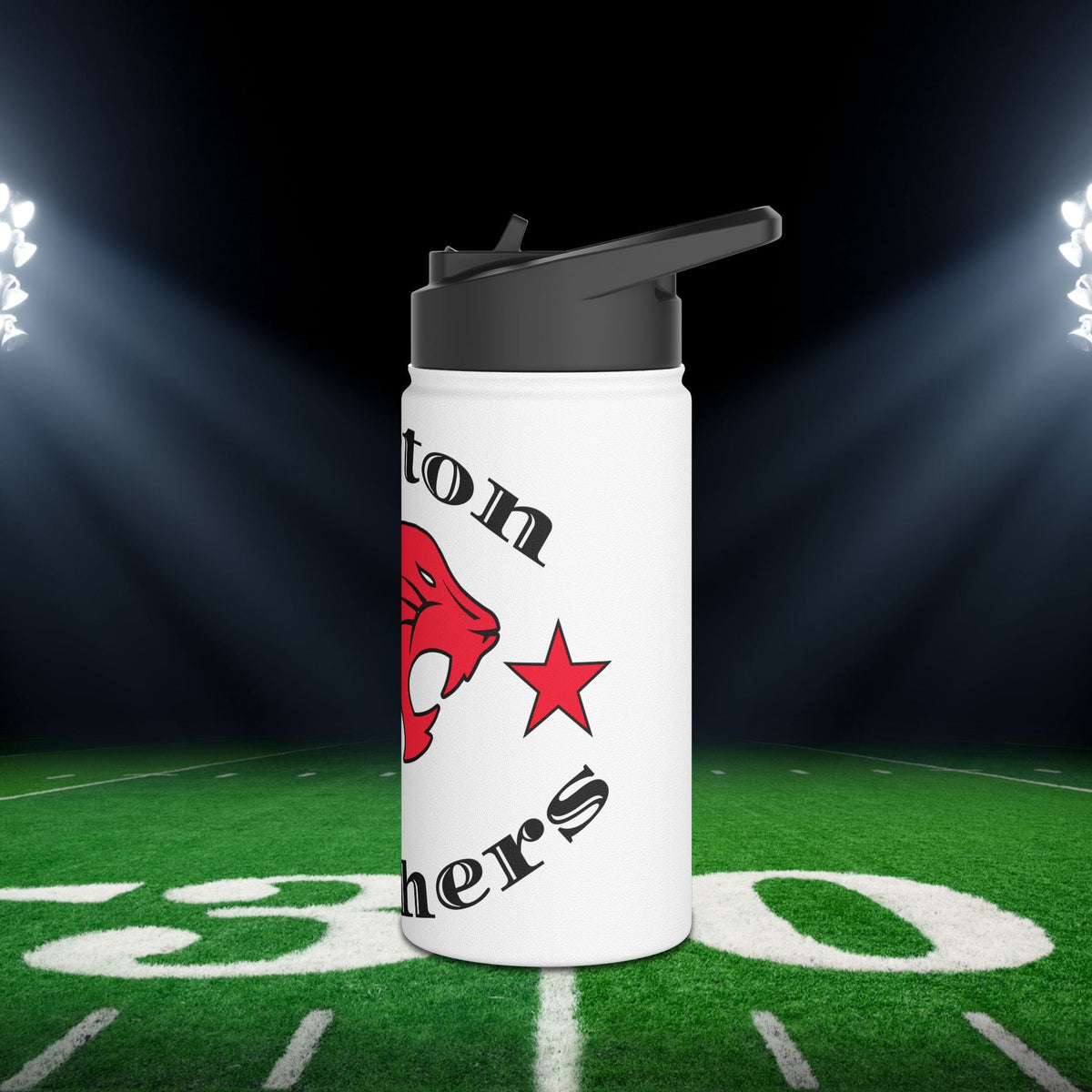 Burton Panthers Classic Stainless Steel Water Bottle