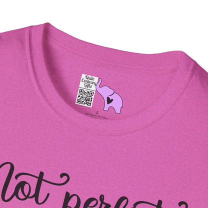 Not Perfect Just Forgiven Adult T-shirt