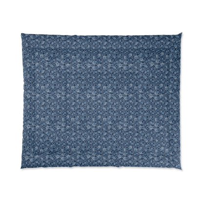 Blue Hexagons Comforter
