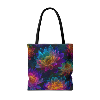Luminous Lotus Canvas Tote Bag