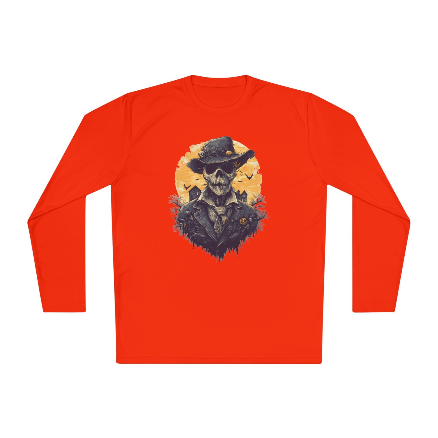 Halloween Scarecrow 2 Adult Long Sleeve Tee
