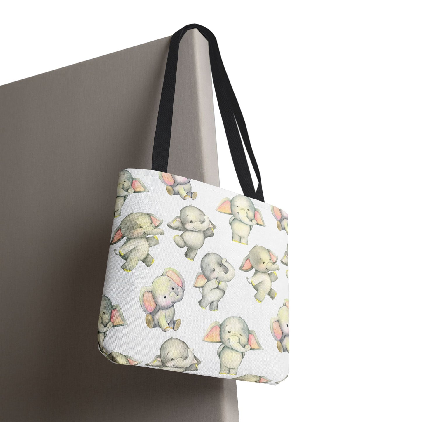 Dancing Elephants Canvas Tote Bag