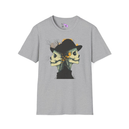 Creepy Skull Witches Adult T-shirt