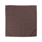 Midnight Clay Cairn Stripes Microfiber Duvet Cover