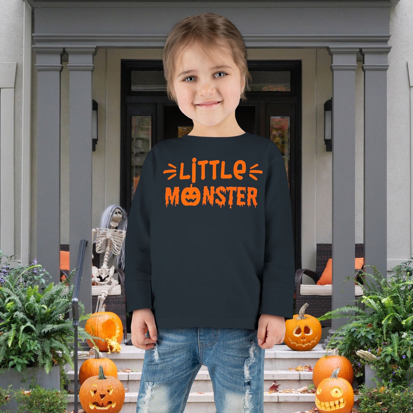 Little Monster Toddler Long Sleeve Tee