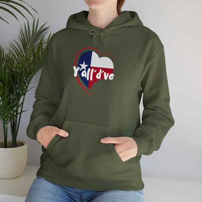 Yall'd've (Texas) Heavy Blend™ Hooded Sweatshirt