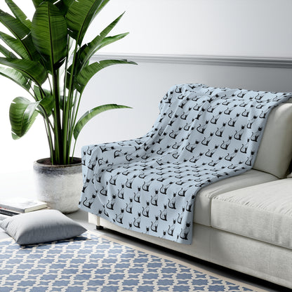 Siamese Charm – Ocean Breeze Fleece Blanket