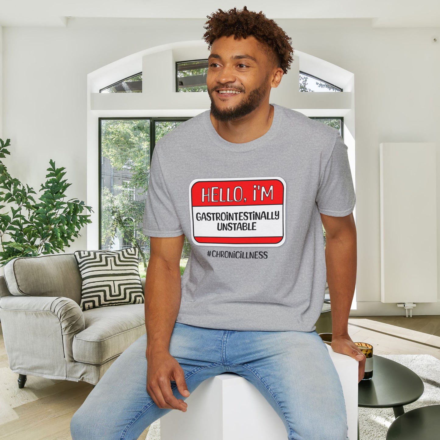 Hello, I'm Gastrointestinally Unstable Adult T-shirt