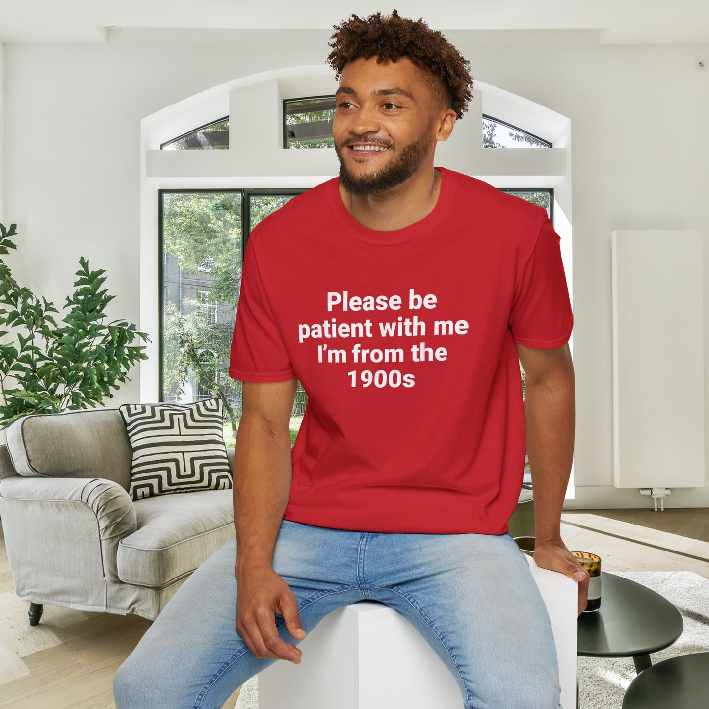 Please Be Patient With Me I'm From The 1900's (Simple) Adult T-shirt