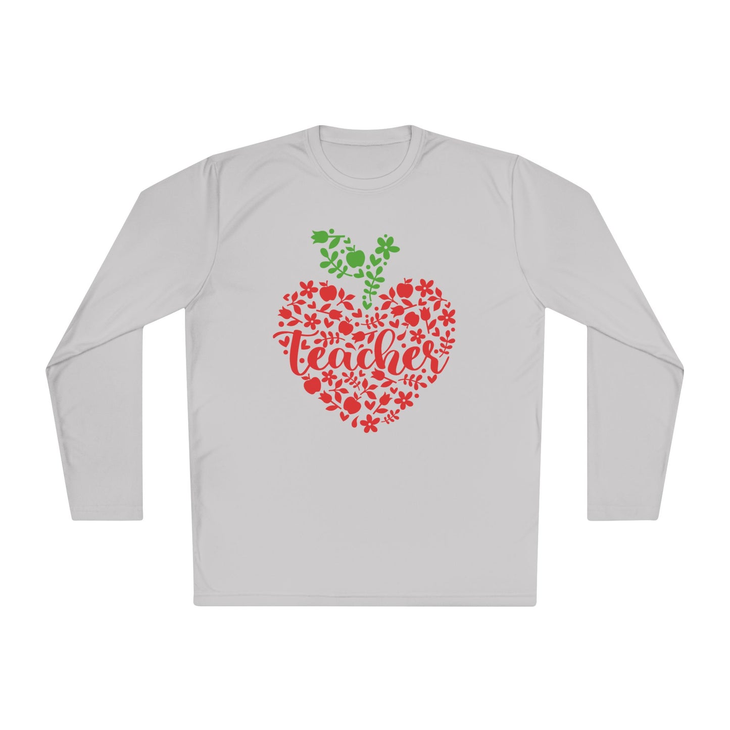 Teacher Heart 1 Adult Long Sleeve Tee