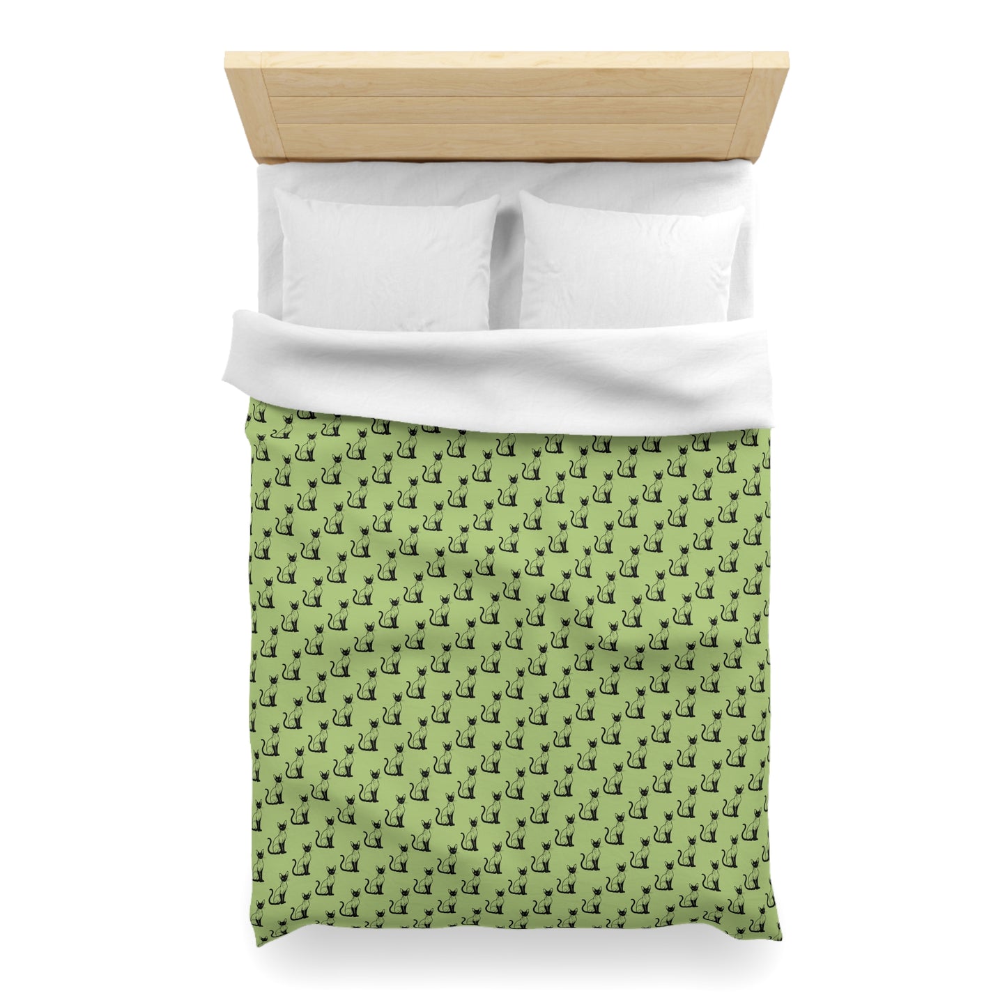 Siamese Charm – Sage Garden Microfiber Duvet Cover
