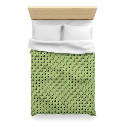 Siamese Charm – Sage Garden Microfiber Duvet Cover