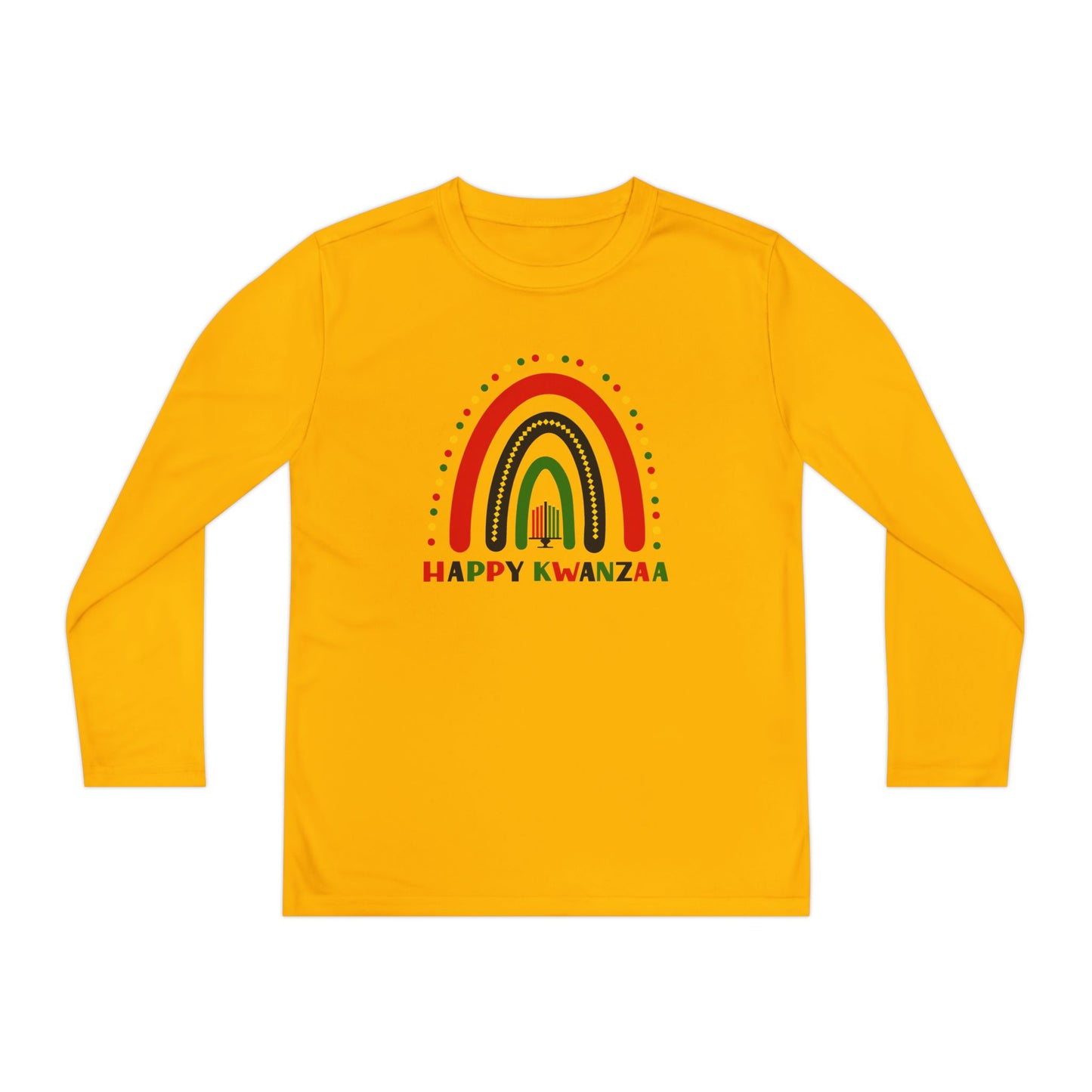 Happy Kwanzaa Arch Youth Long Sleeve Tee