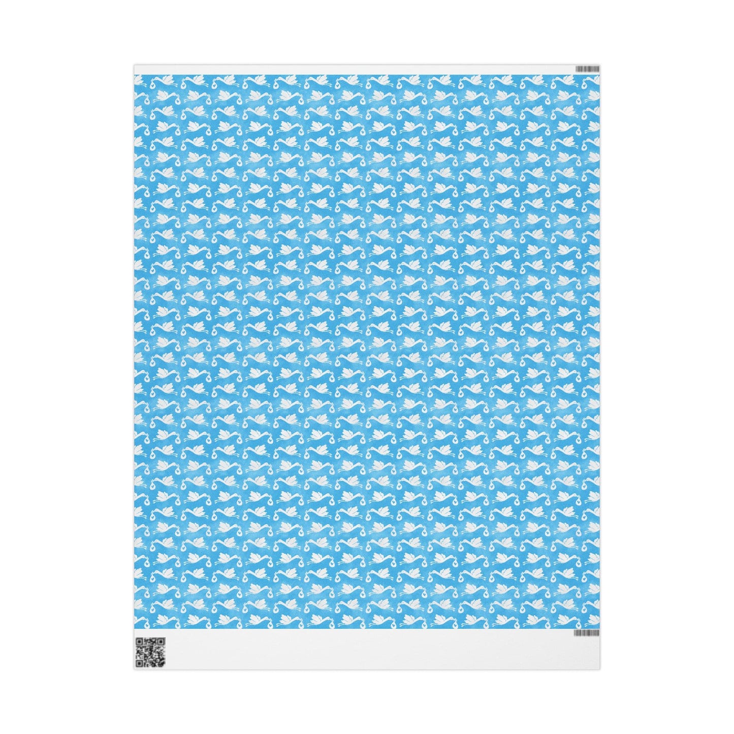 Blue Sky Baby Delivery Wrapping Paper