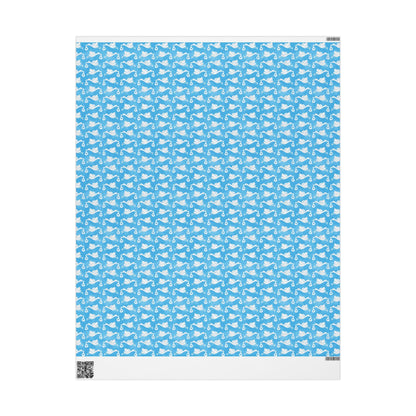 Blue Sky Baby Delivery Wrapping Paper