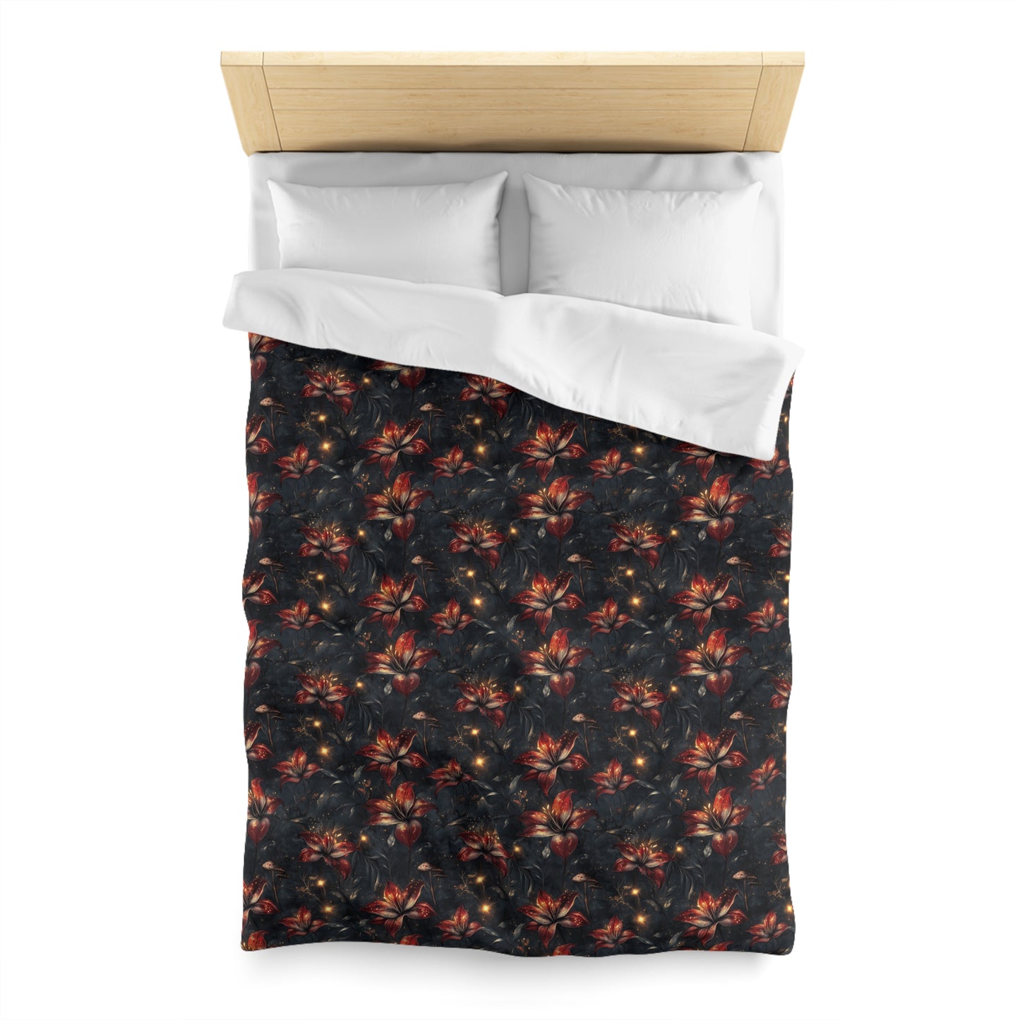 Fire Lilly Dreams Microfiber Duvet Cover