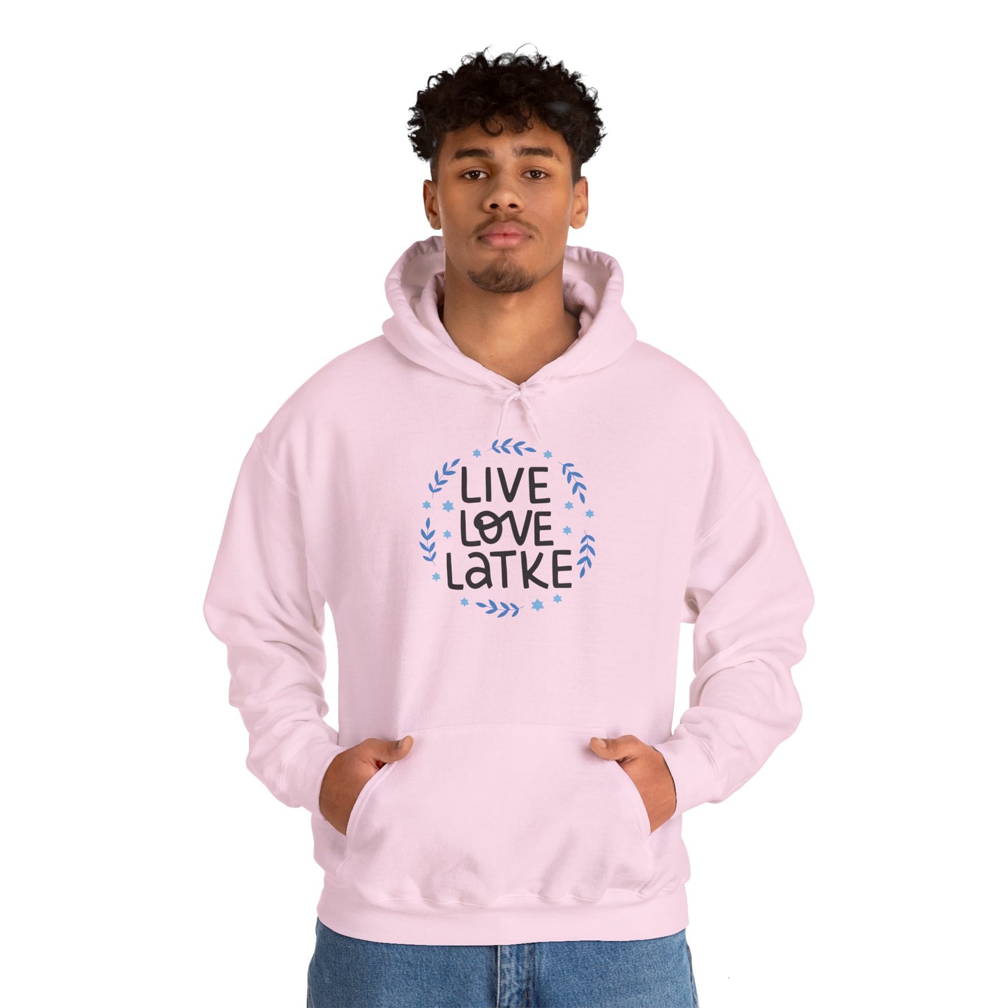 Hanukkah Live Love Latke Adult Heavy Blend™ Hooded Sweatshirt