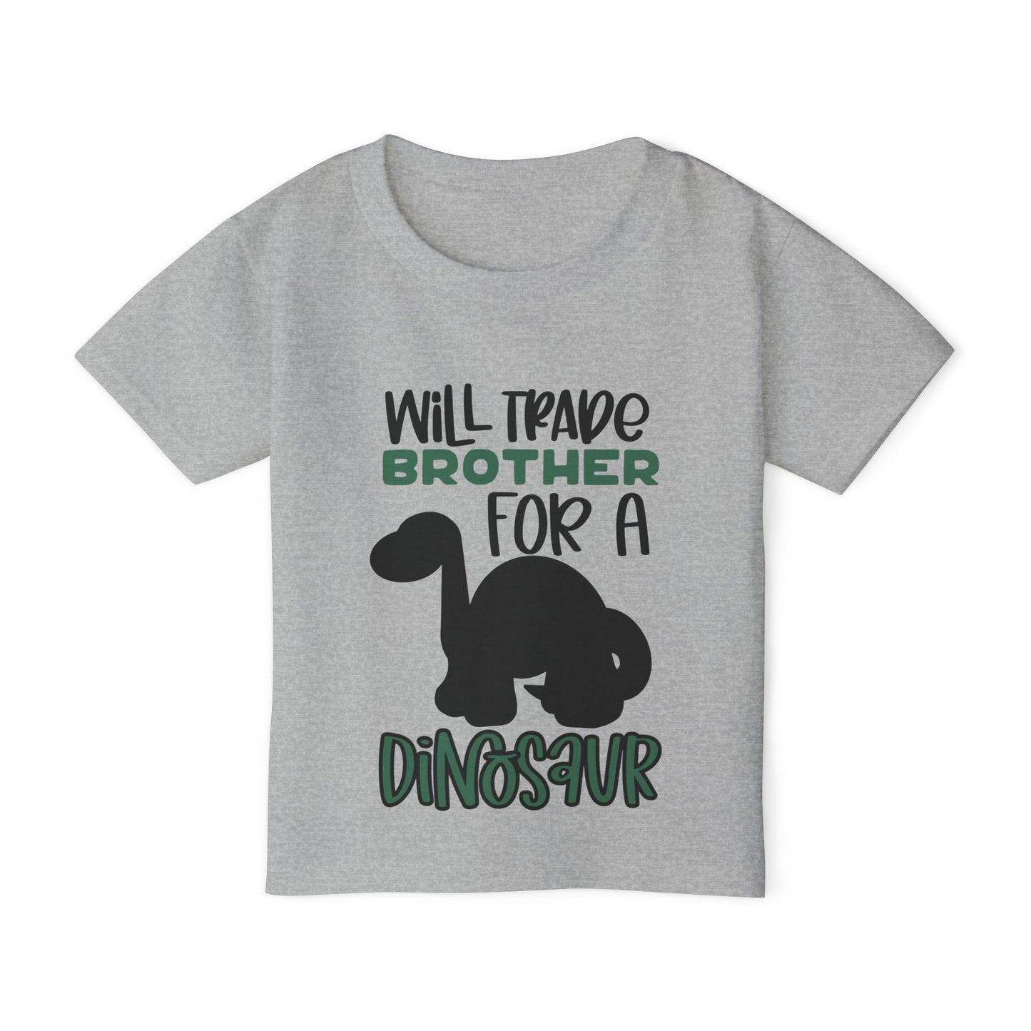 Will Trade Brother For A Dinosaur Heavy Cotton™ Toddler T-shirt