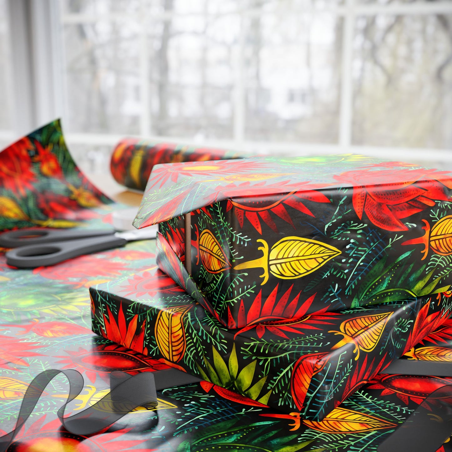 Joyful Burst Kwanzaa Wrapping Paper