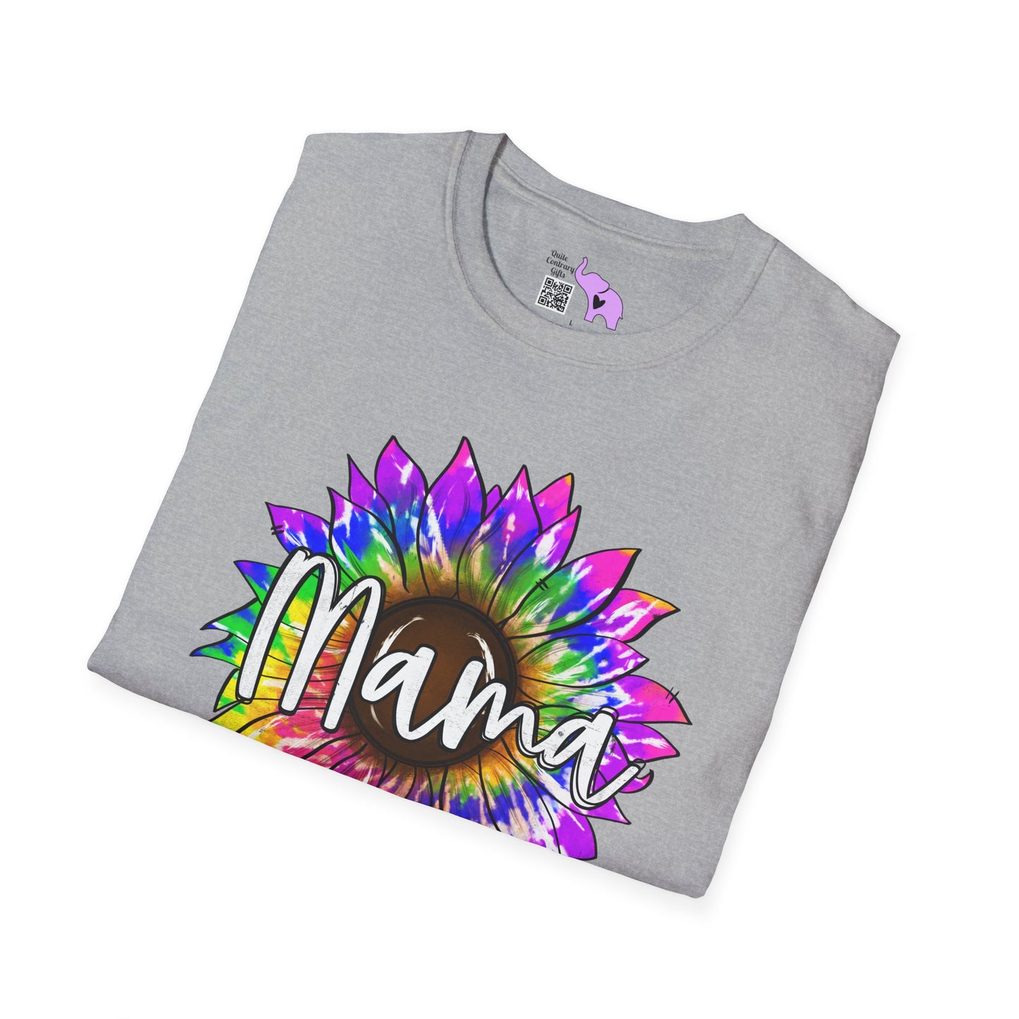 Mama Colorful Sunflower Adult T-shirt