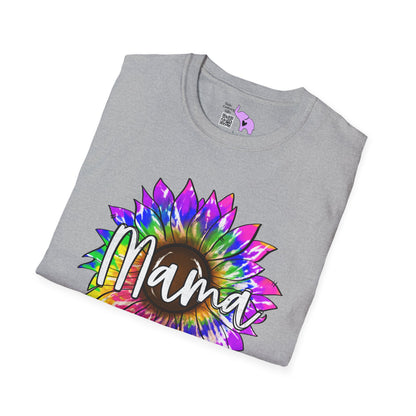 Mama Colorful Sunflower Adult T-shirt
