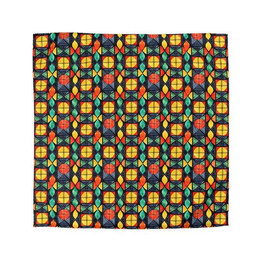 Candlelight Burst Microfiber Duvet Cover
