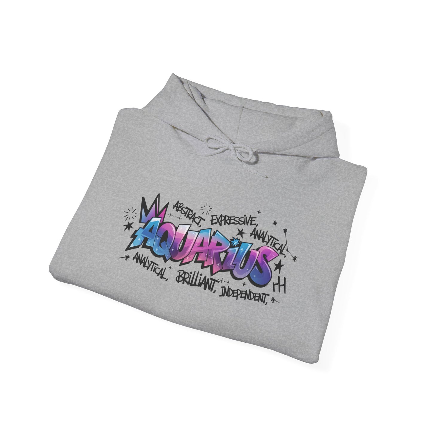 Aquarius Street Art Heavy Blend™ Hooded Sweatshirt