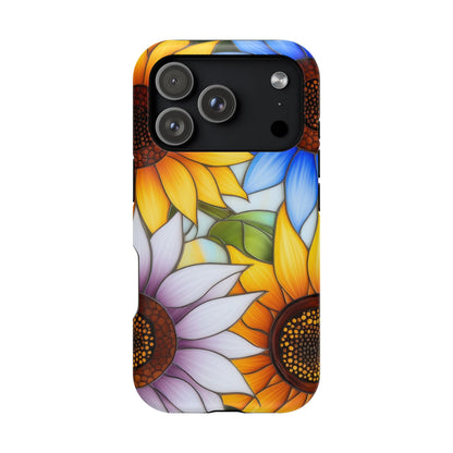 Colorful Sunflowers MagSafe® Compatible Tough Case for iPhone