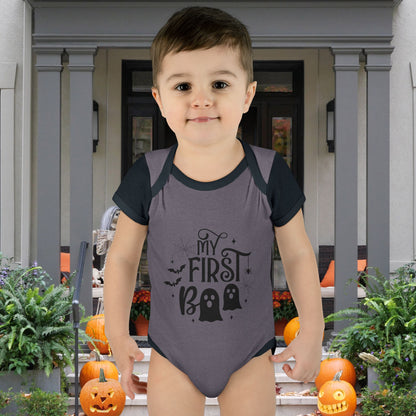 My First Boo Infant Baby Rib Bodysuit
